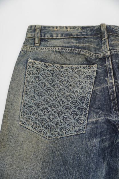 Nippon Blue straight Pants