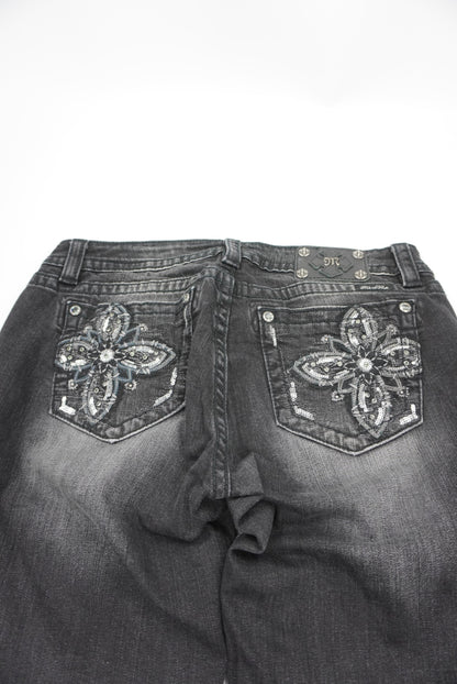 Miss Me reworked flared pants