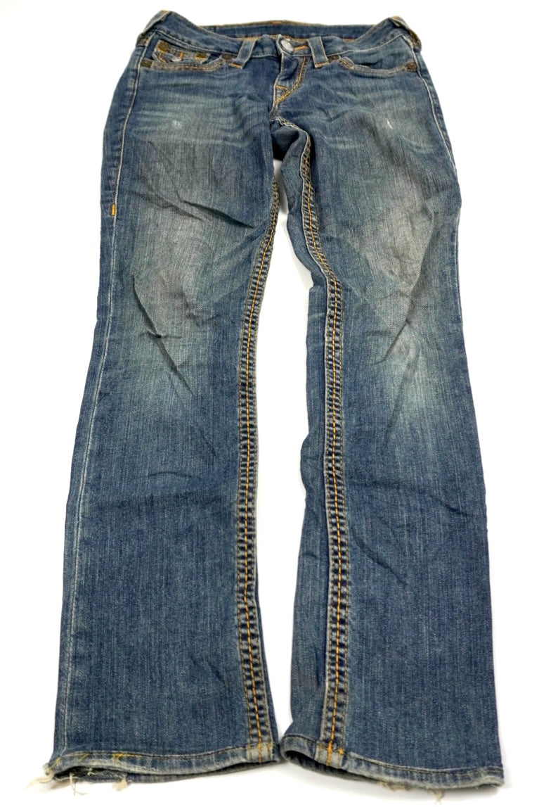 True Religion High rise straight Pants