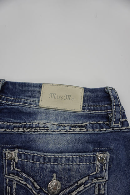 Miss Me reworked flared pants