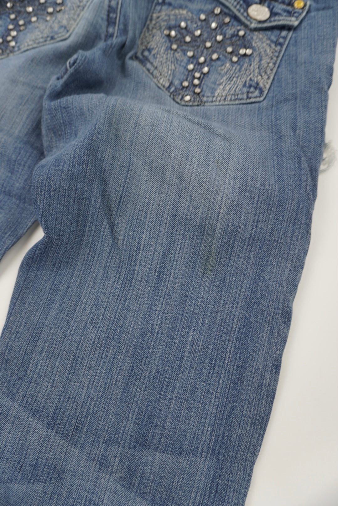 rock 47 wrangler ultra low rise flared pants