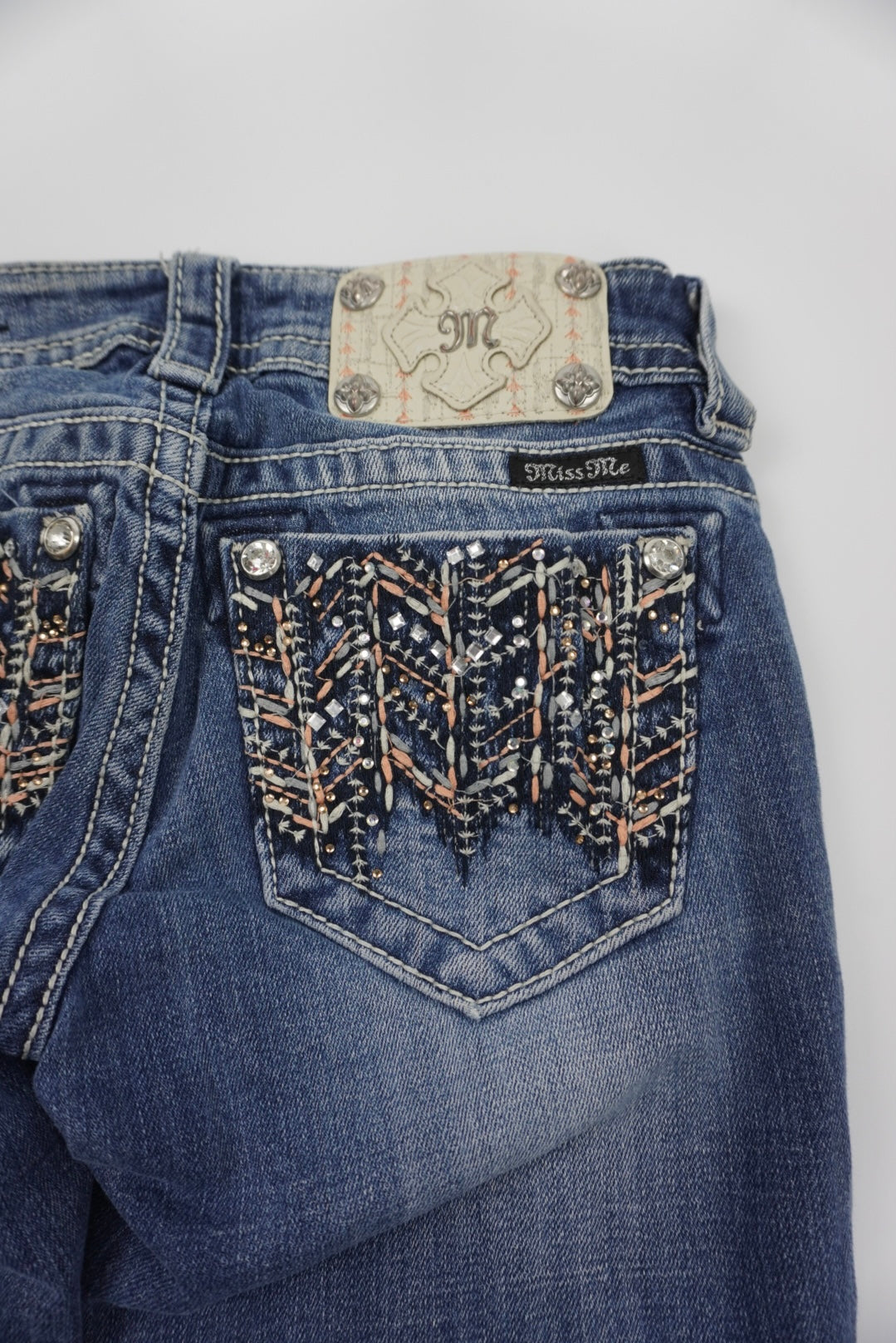 Miss Me reworked flared pants