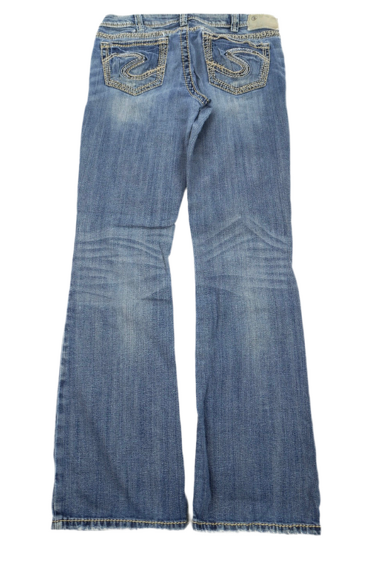 silver jeans flared pants