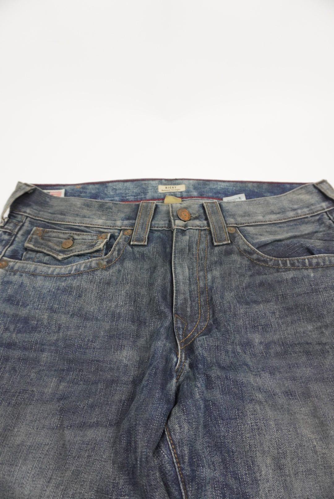 True Religion Ricky Relaxed Straight Pants