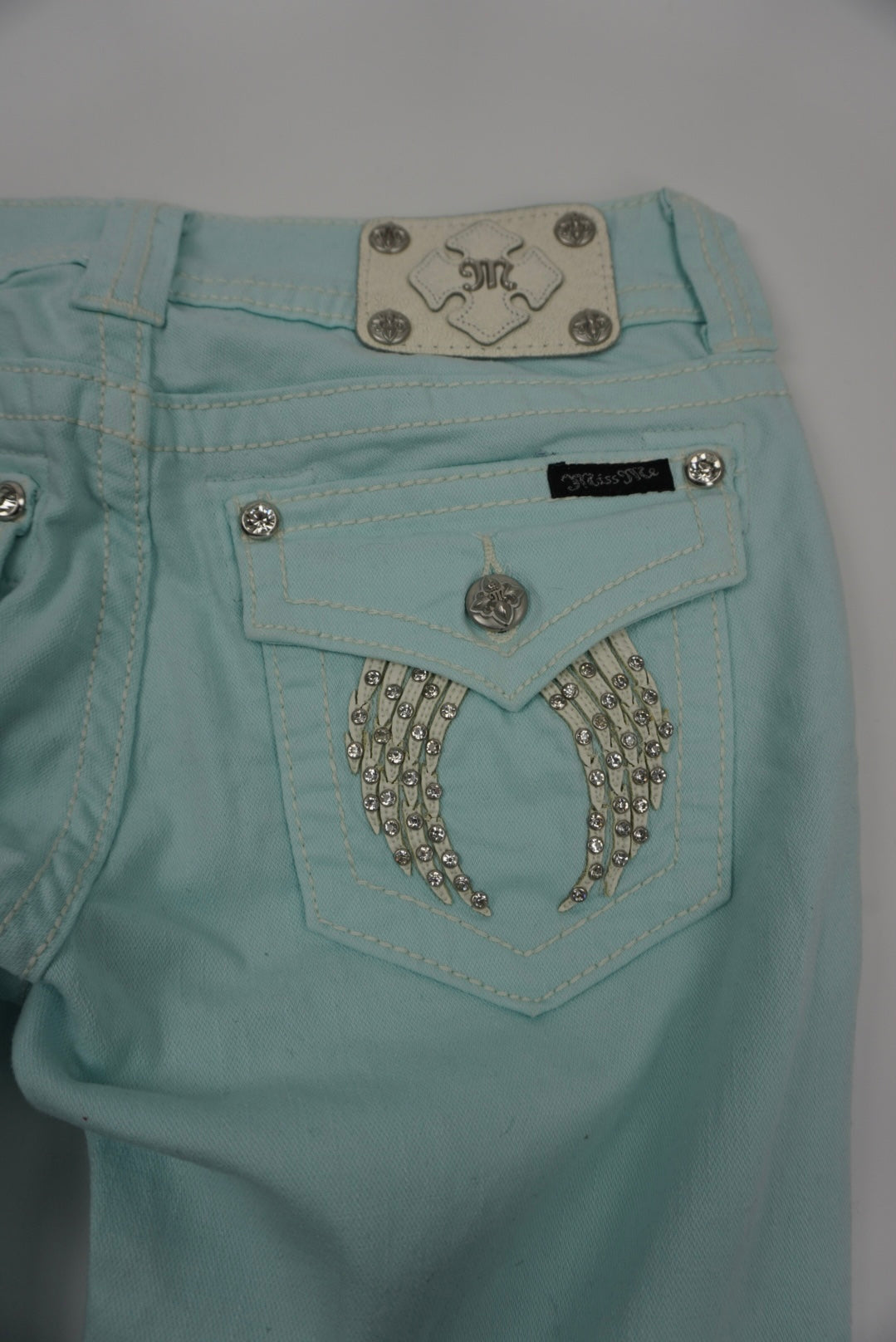 Miss Me reworked flared Pants
