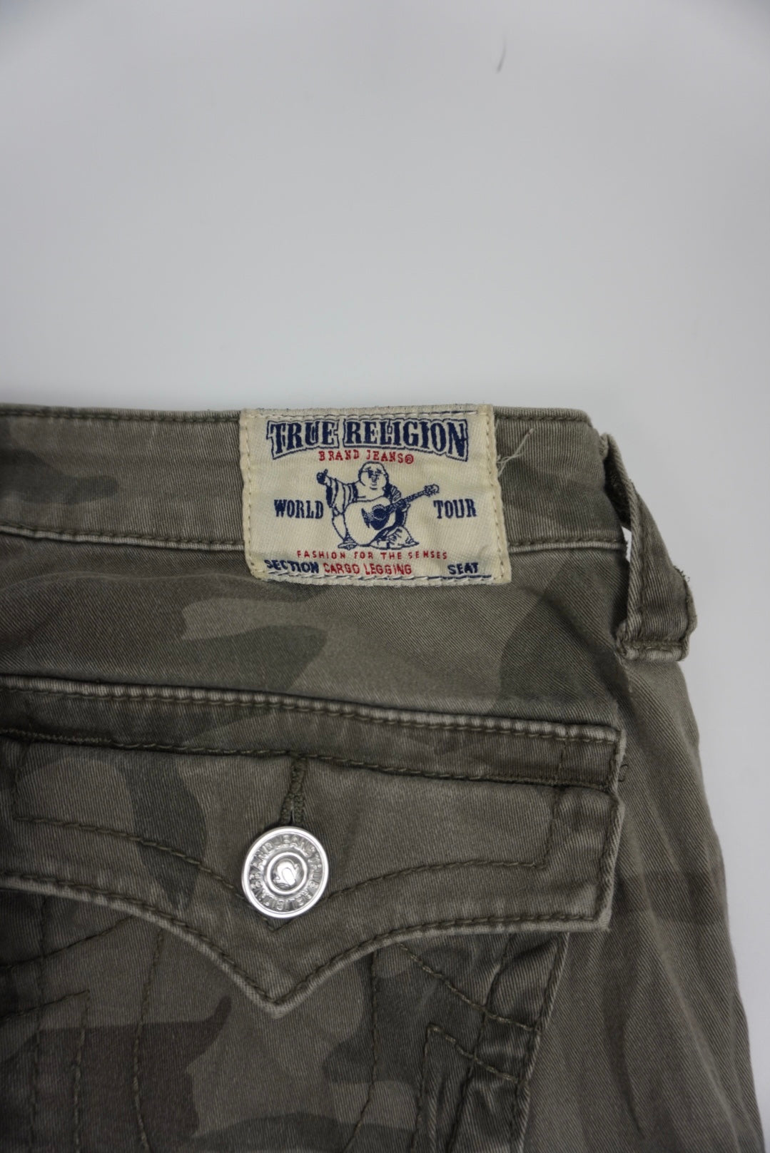 True Religion Cargo Legging Pants
