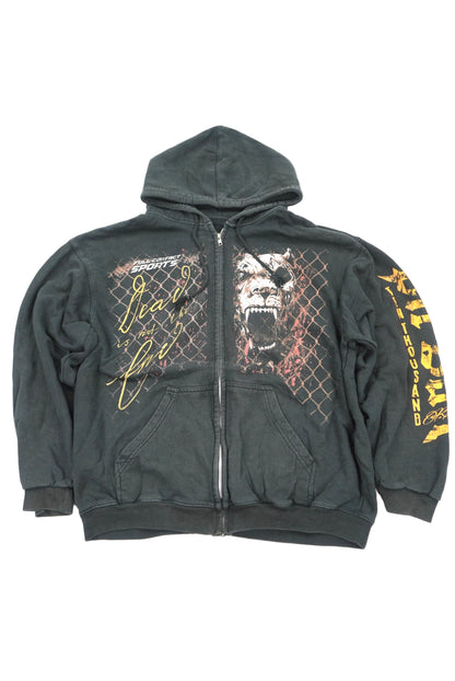 fight night zip hoodie