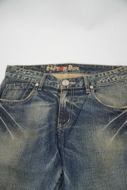 Nippon Blue straight Pants