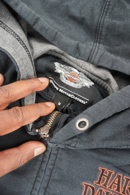 harley davidson zip hoodie