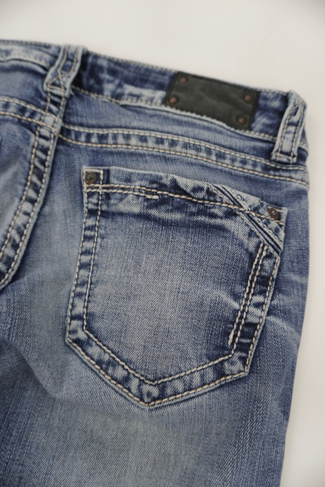 Buckle black bootcut pants