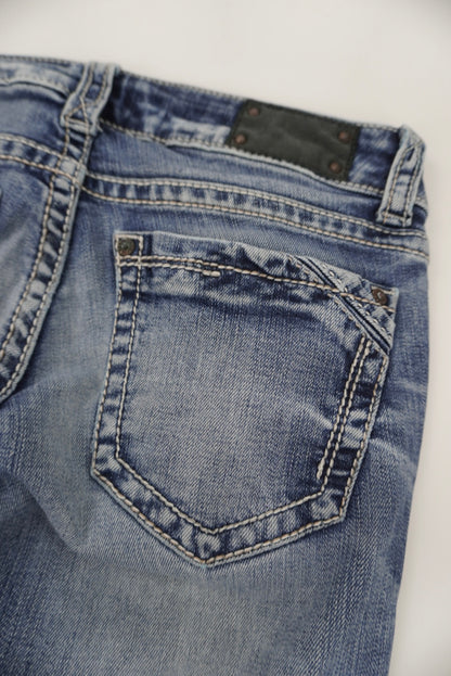 Buckle black bootcut pants