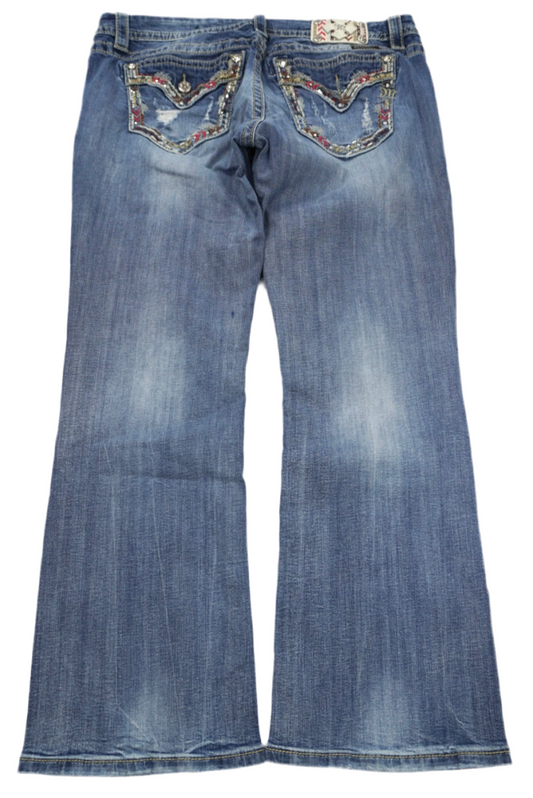 Miss Me mid-rise easy Boot pants