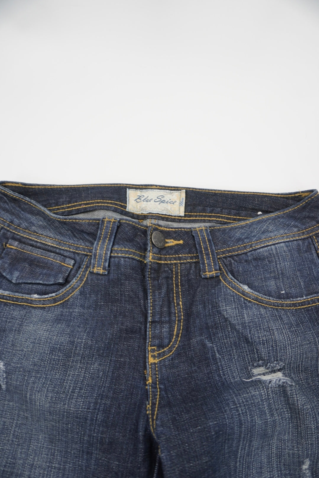 blue spice flared pants