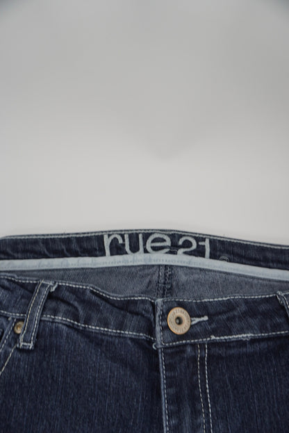 Rue21 denim pants midrise boot