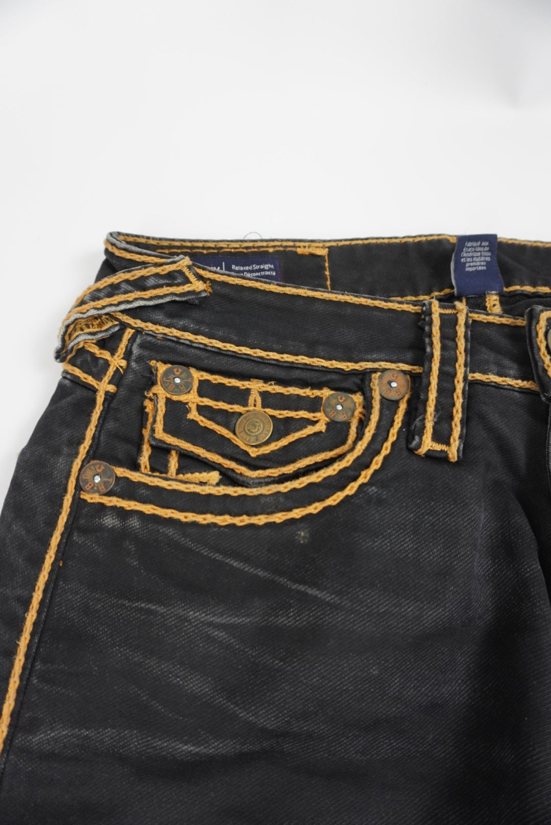 True Religion Ricky Relaxed Straight Pants