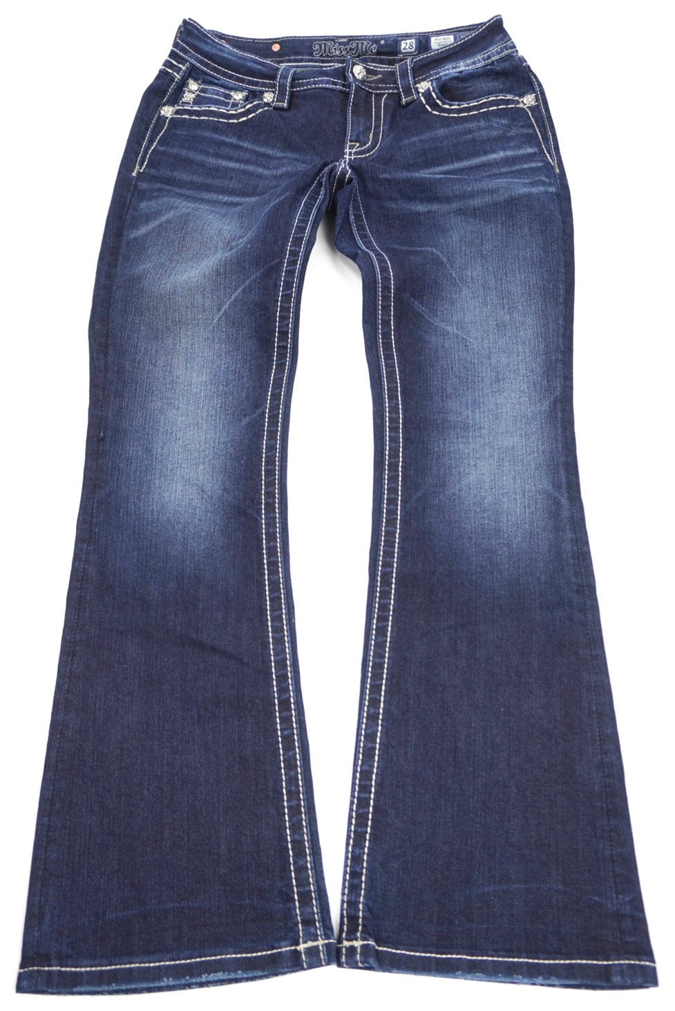 Miss Me mid-rise boot pants