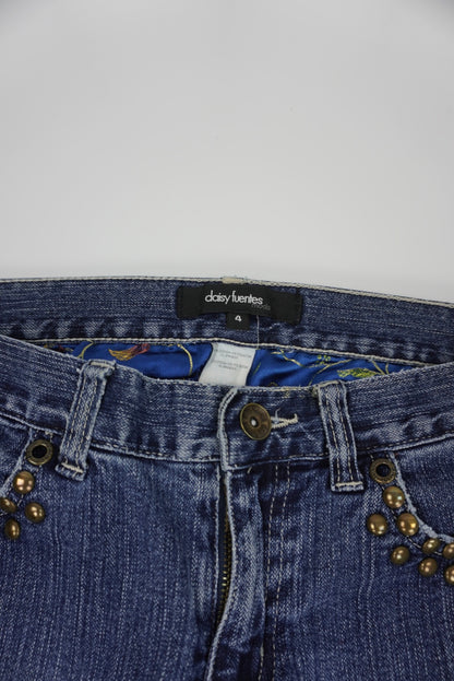 daisy fuentes mofda flared Pants