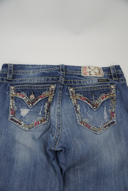 Miss Me mid-rise easy Boot pants
