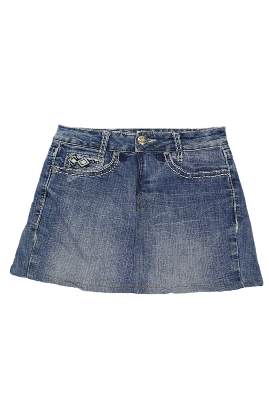Indigo Mini Skirt