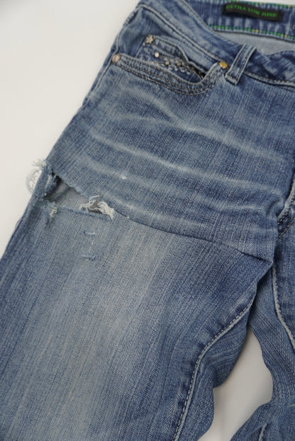 rock 47 wrangler ultra low rise flared pants