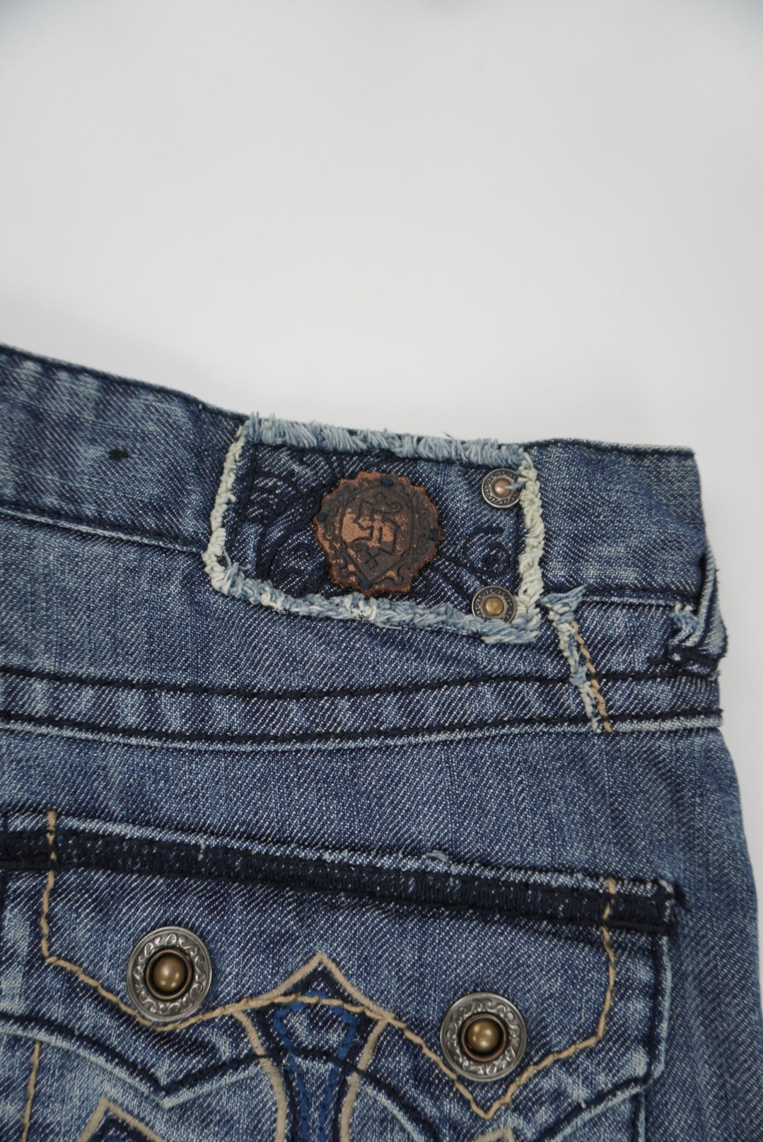 Indigo star flared Pants