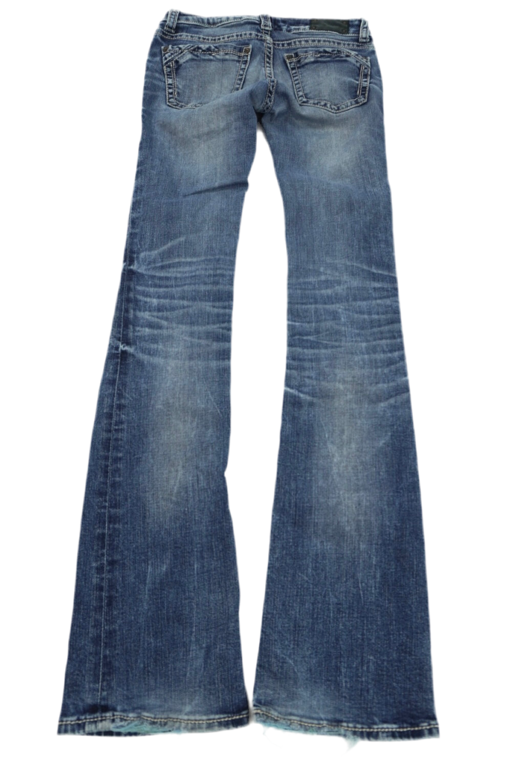 Buckle black bootcut pants