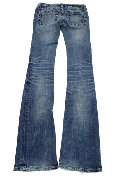 Buckle black bootcut pants