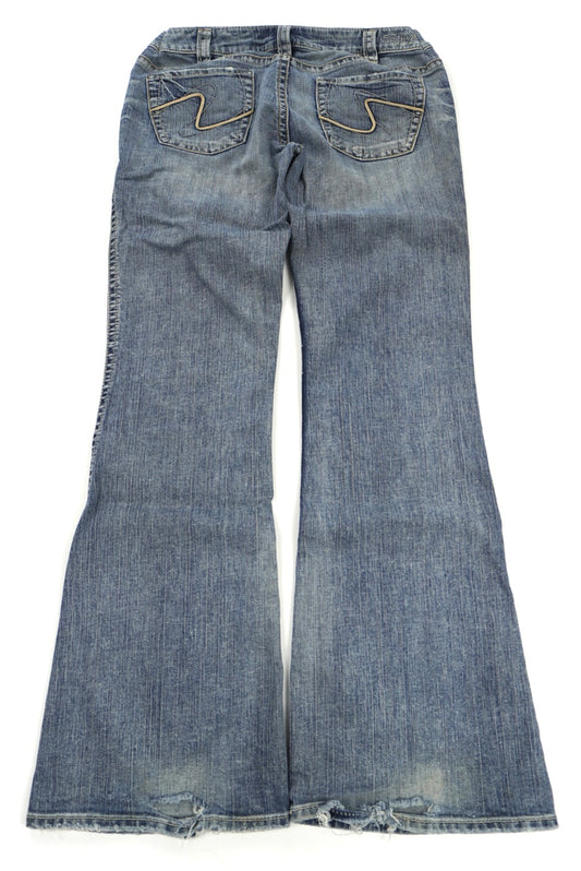 silver jeans flared pants