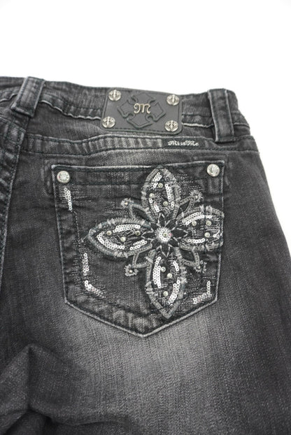 Miss Me reworked flared pants