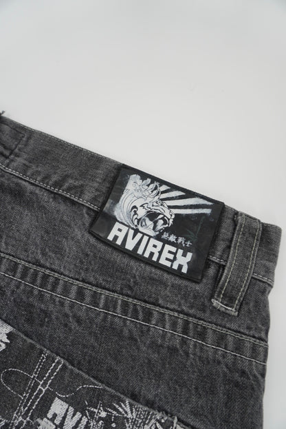 avirex baggy pants