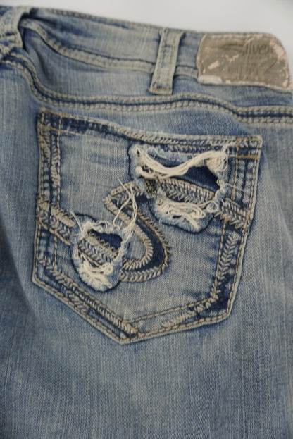 silver Jeans co flared pants