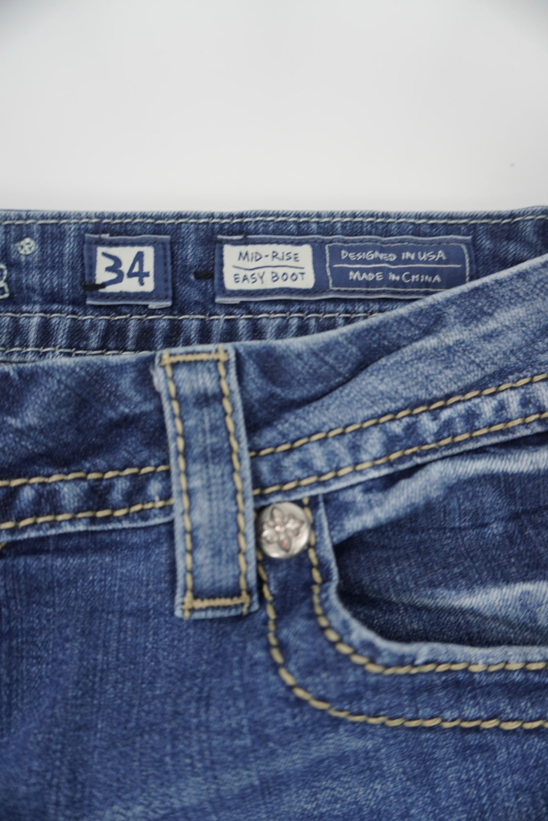 Miss Me mid-rise easy Boot pants