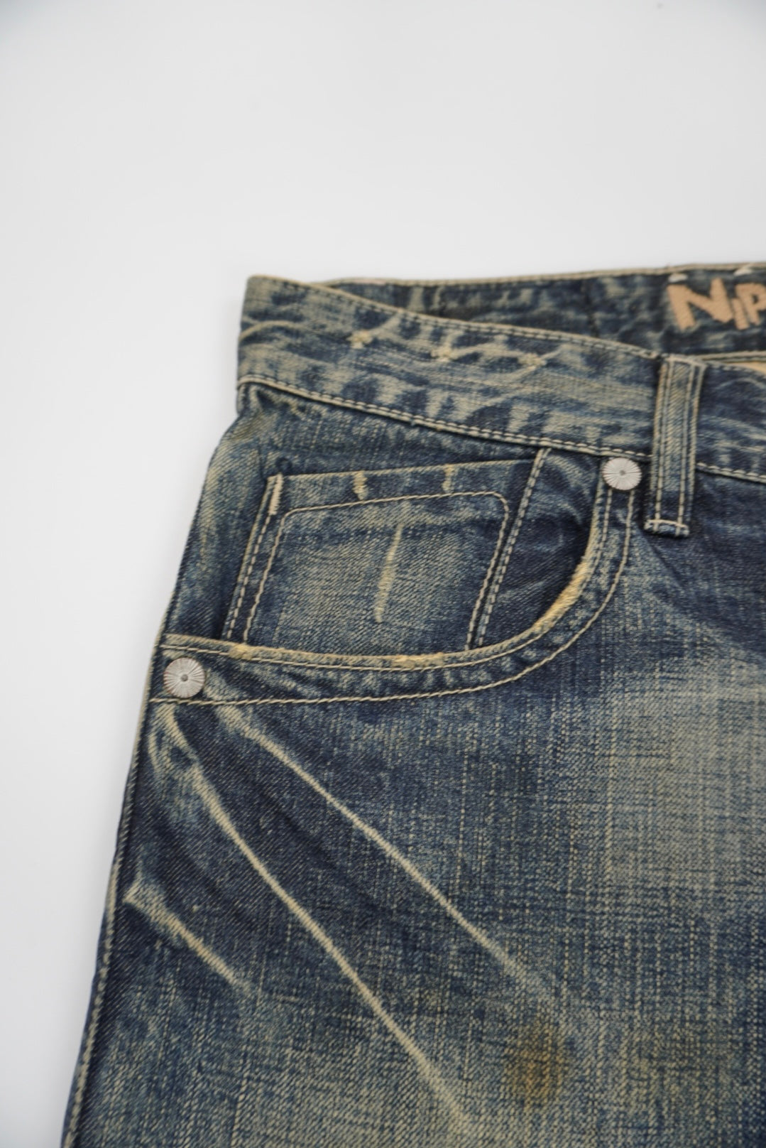 Nippon Blue straight Pants