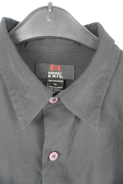 emergency exit graphic shirt