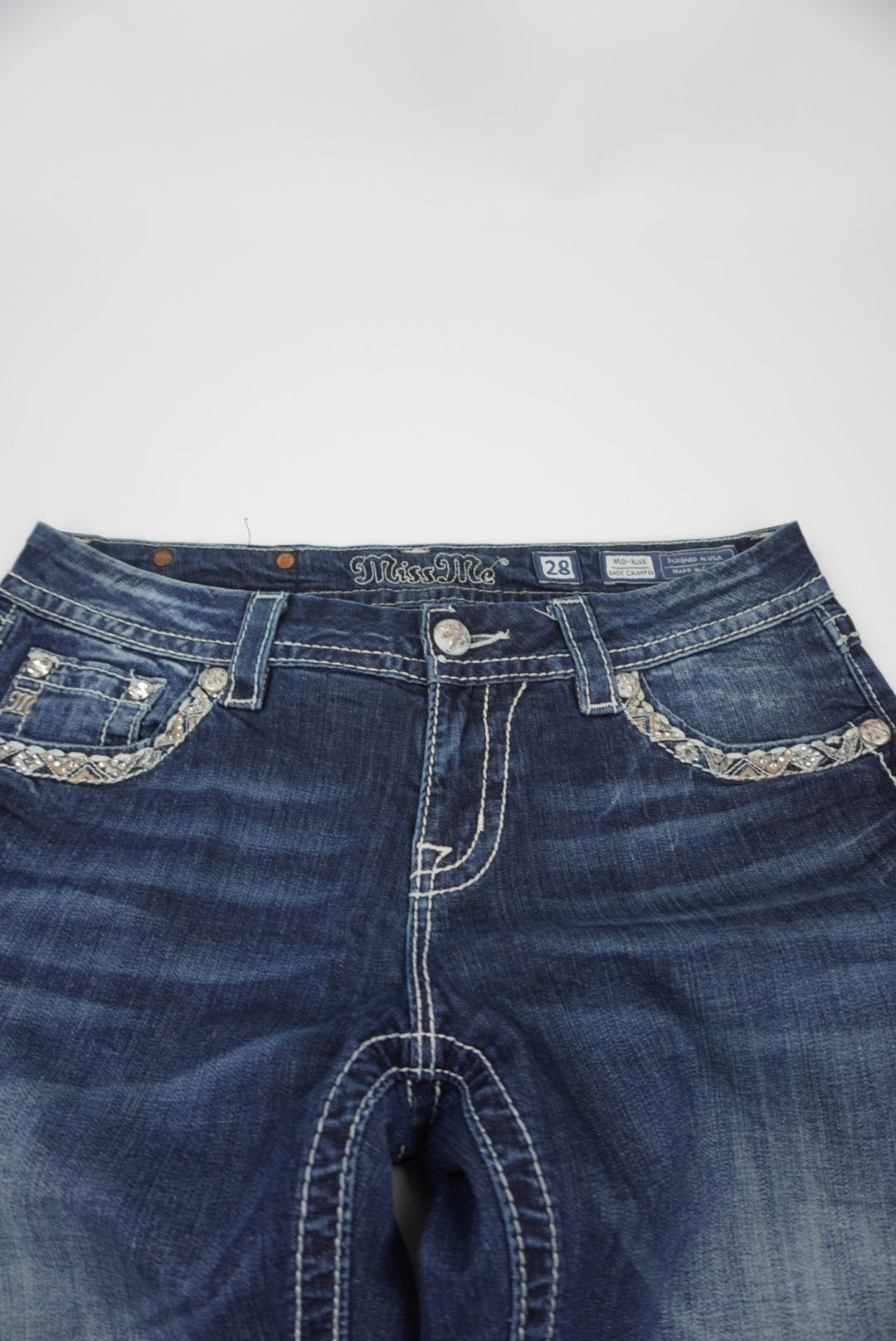 Miss Me reworked flared Pants
