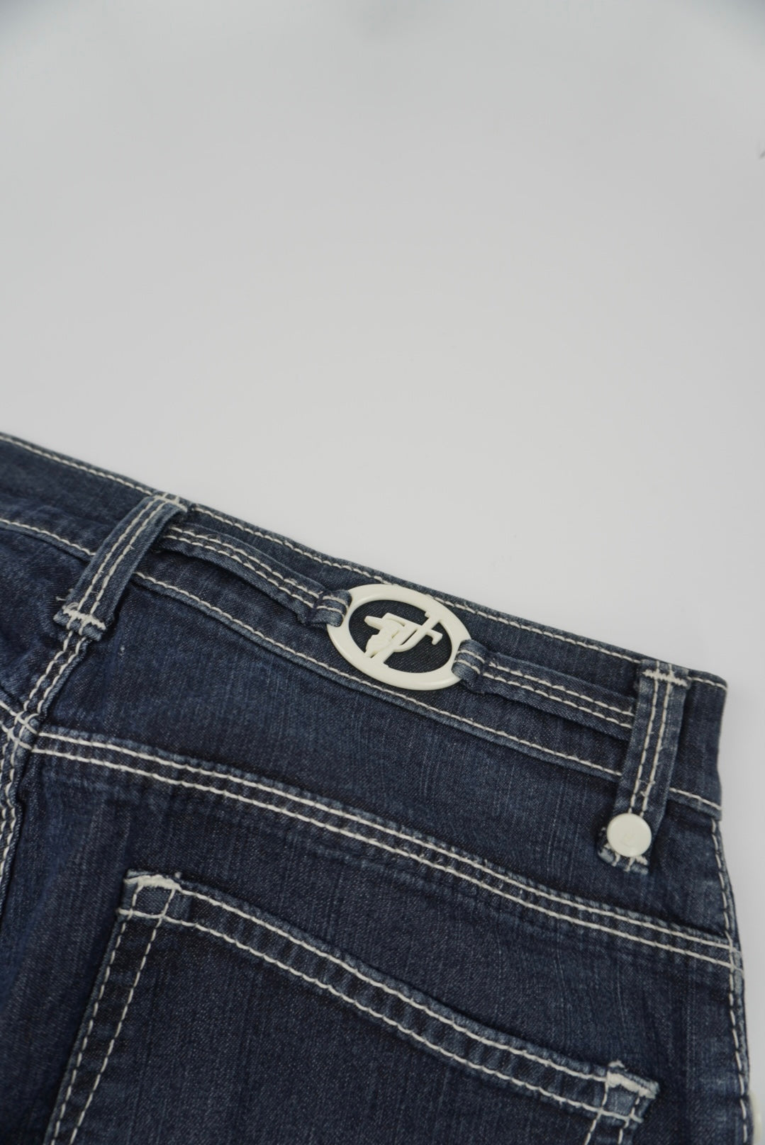 trussardi jeans straight pants