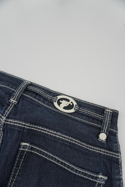 trussardi jeans straight pants