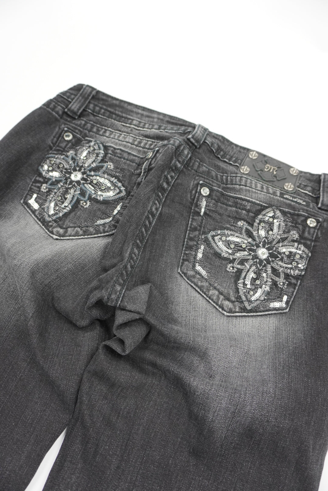 Miss Me reworked flared pants