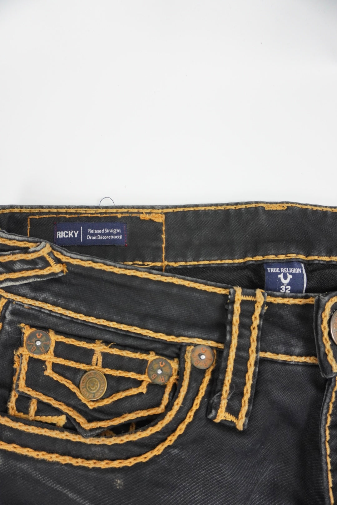 True Religion Ricky Relaxed Straight Pants
