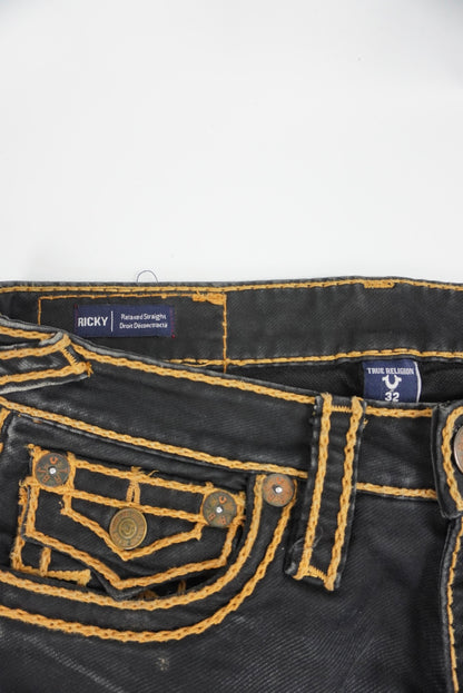 True Religion Ricky Relaxed Straight Pants