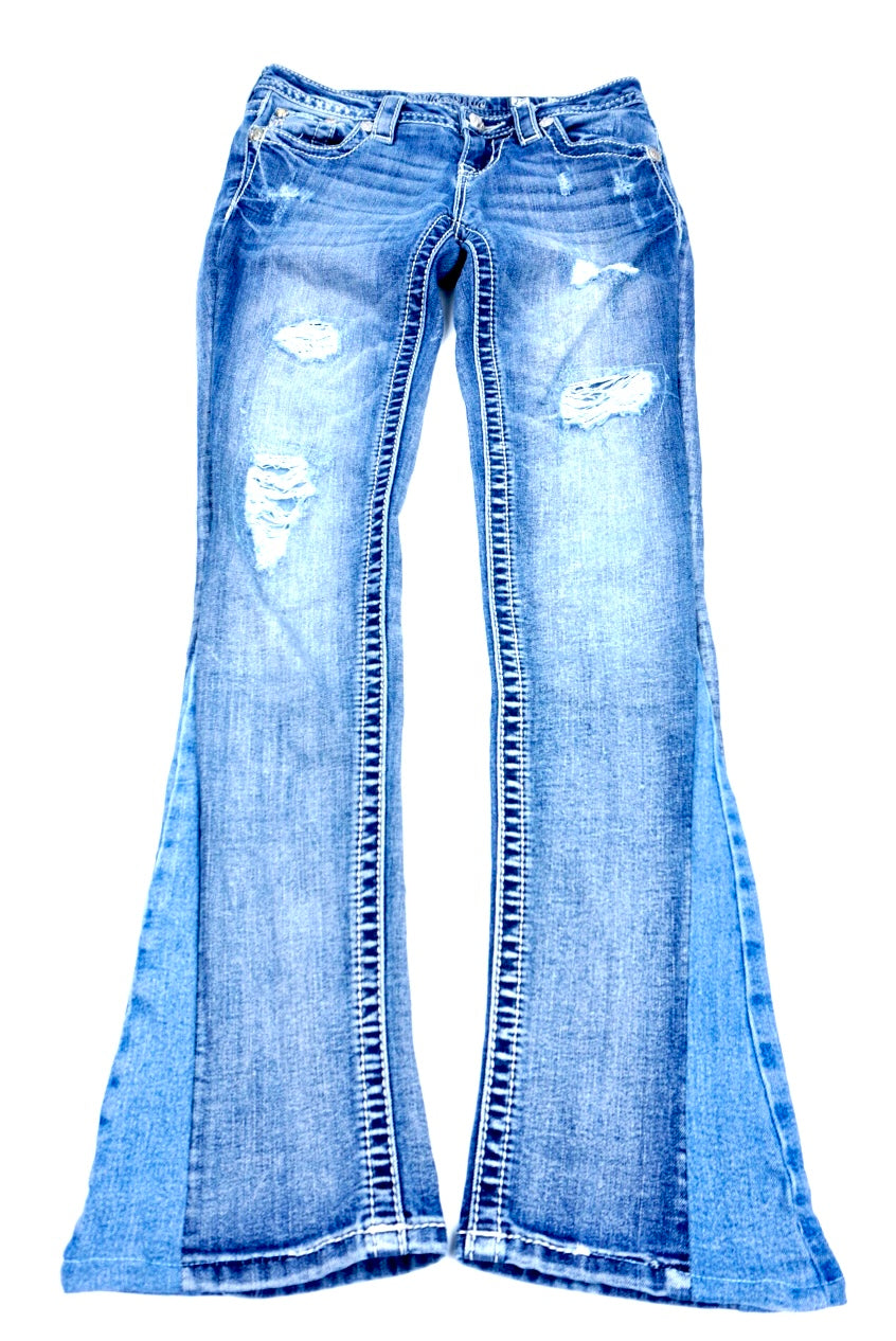 Miss Me reworked flared Pants