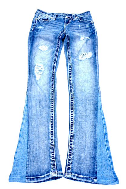 Miss Me reworked flared Pants