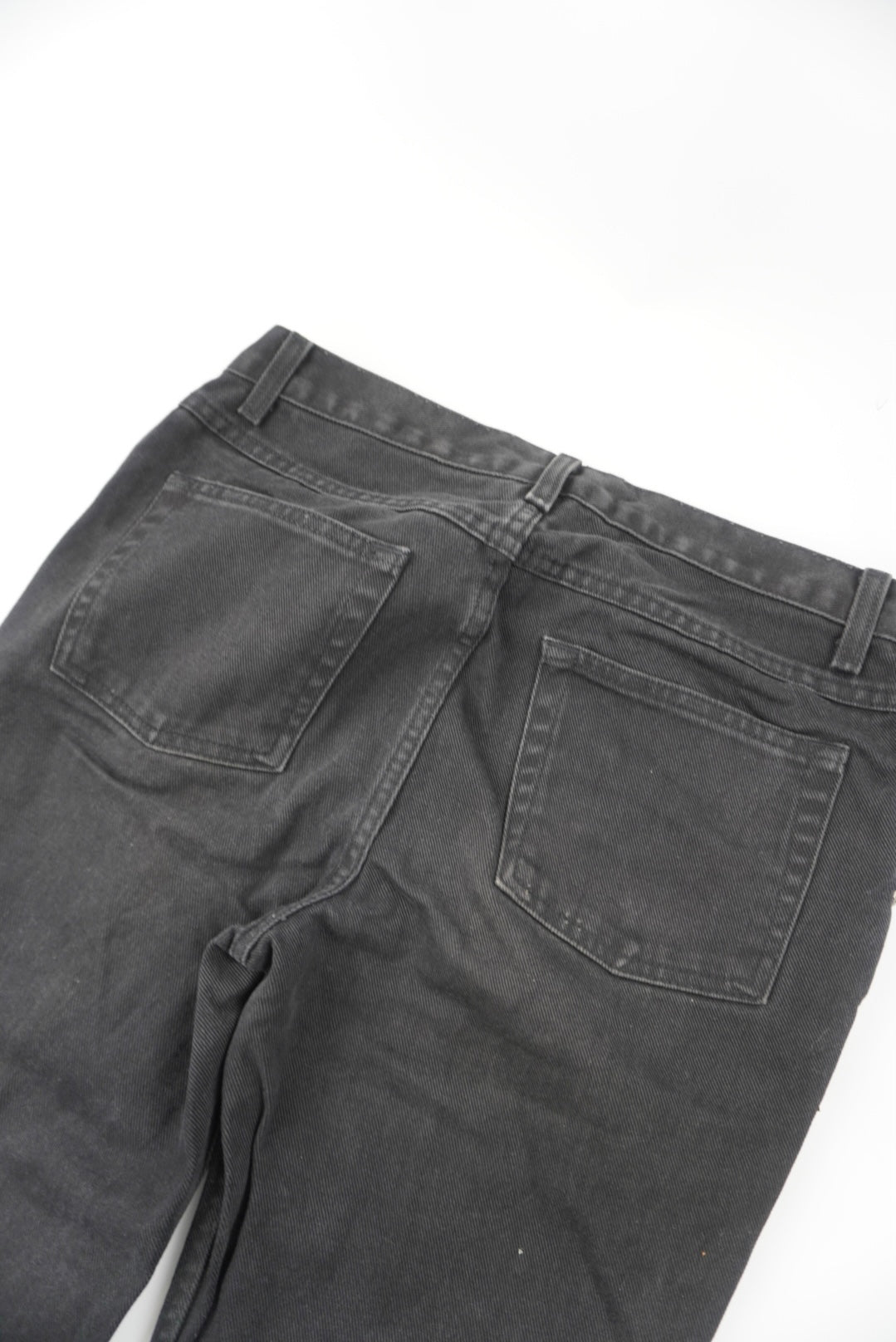 jeanology black flared pants