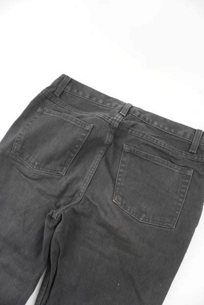 jeanology black flared pants