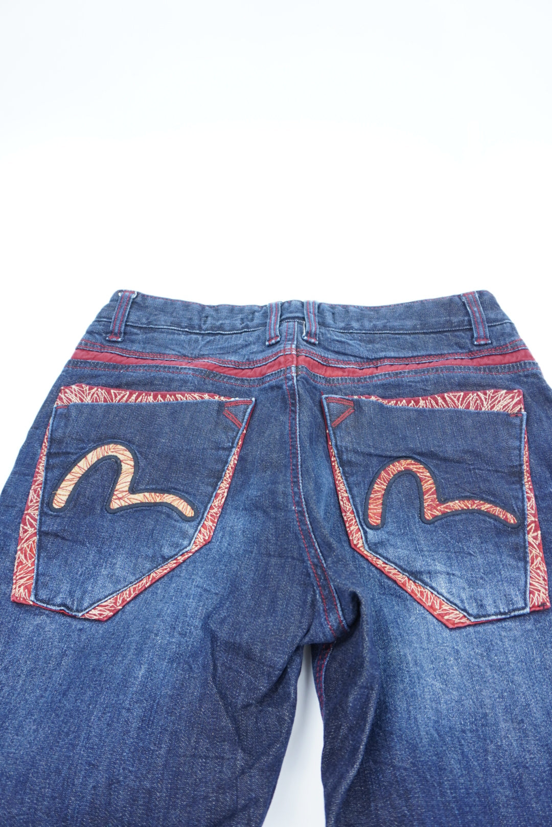 evisu straight pants