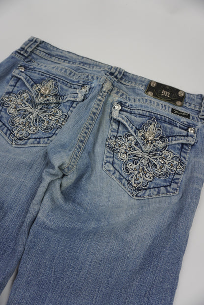 Miss Me reworked flared Pants