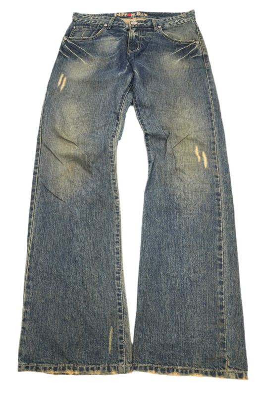 Nippon Blue straight Pants