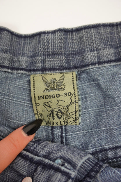 Indigo Jorts