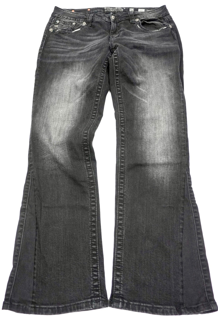 Miss Me reworked flared pants