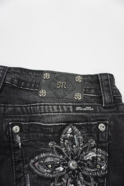Miss Me reworked flared pants
